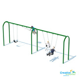 3.5” ARCH SWING FRAME (8’) - 2 BAY