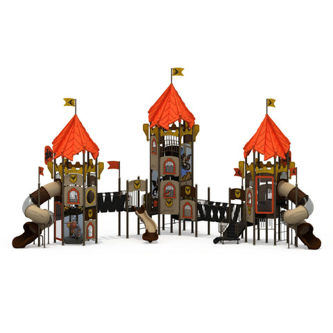 Grand Three-Tower Kingdom | Commercial Playground Equipment