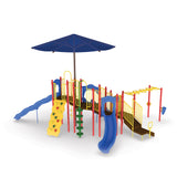 Slide Mountain with Shade UPLAY-043 | Commercial Playground Equipment