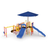 Slide Mountain with Shade UPLAY-043 | Commercial Playground Equipment